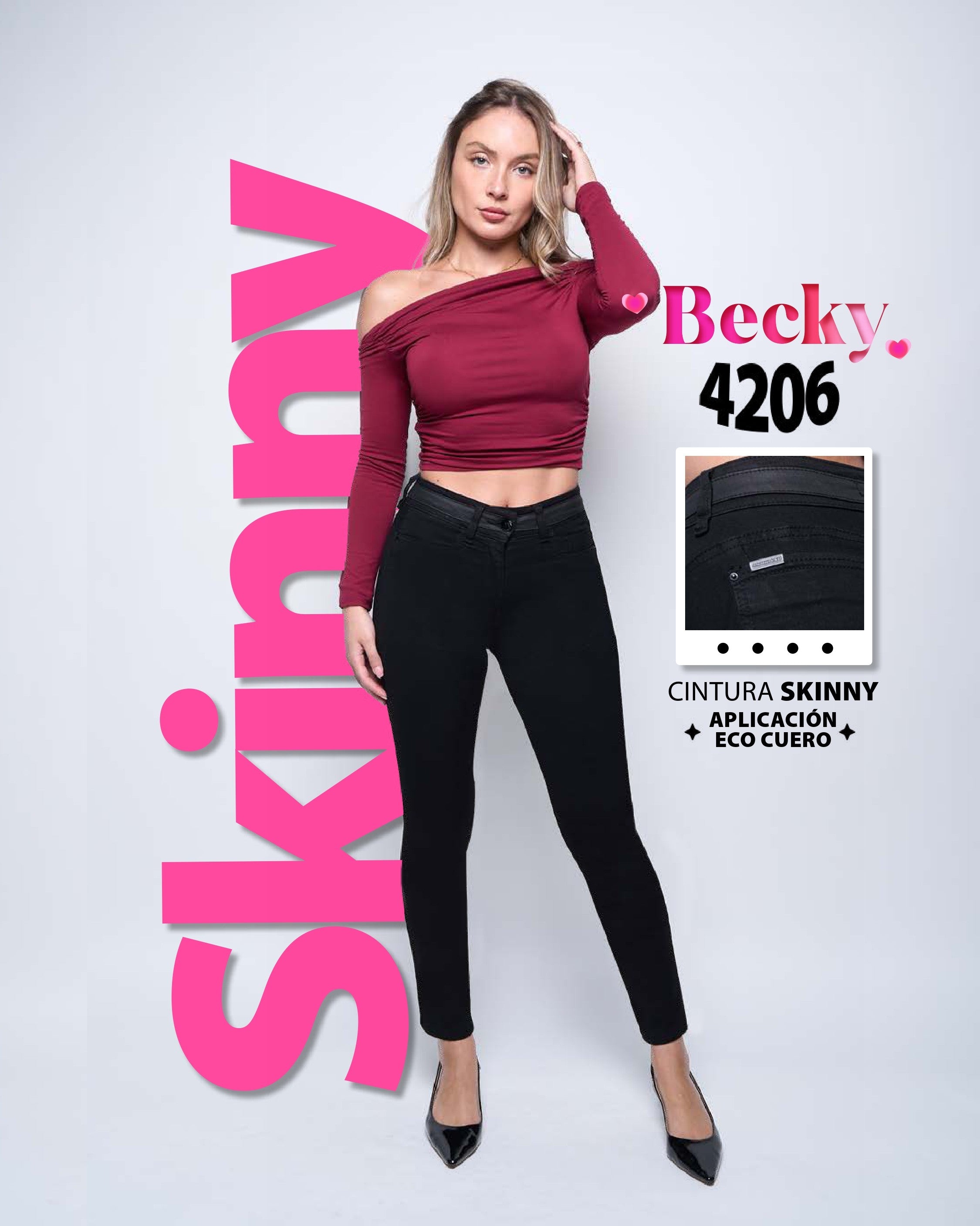 JEANS SKINNY Becky 4206 OTOÑO