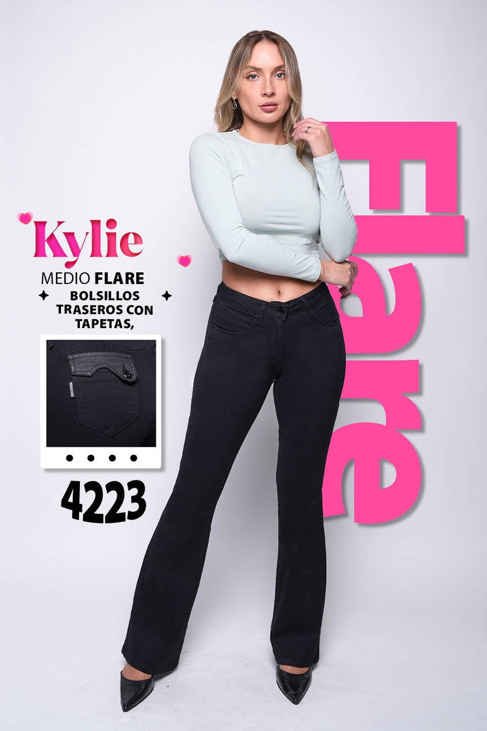 JEANS FLARE Kylie 4223 OTOÑO