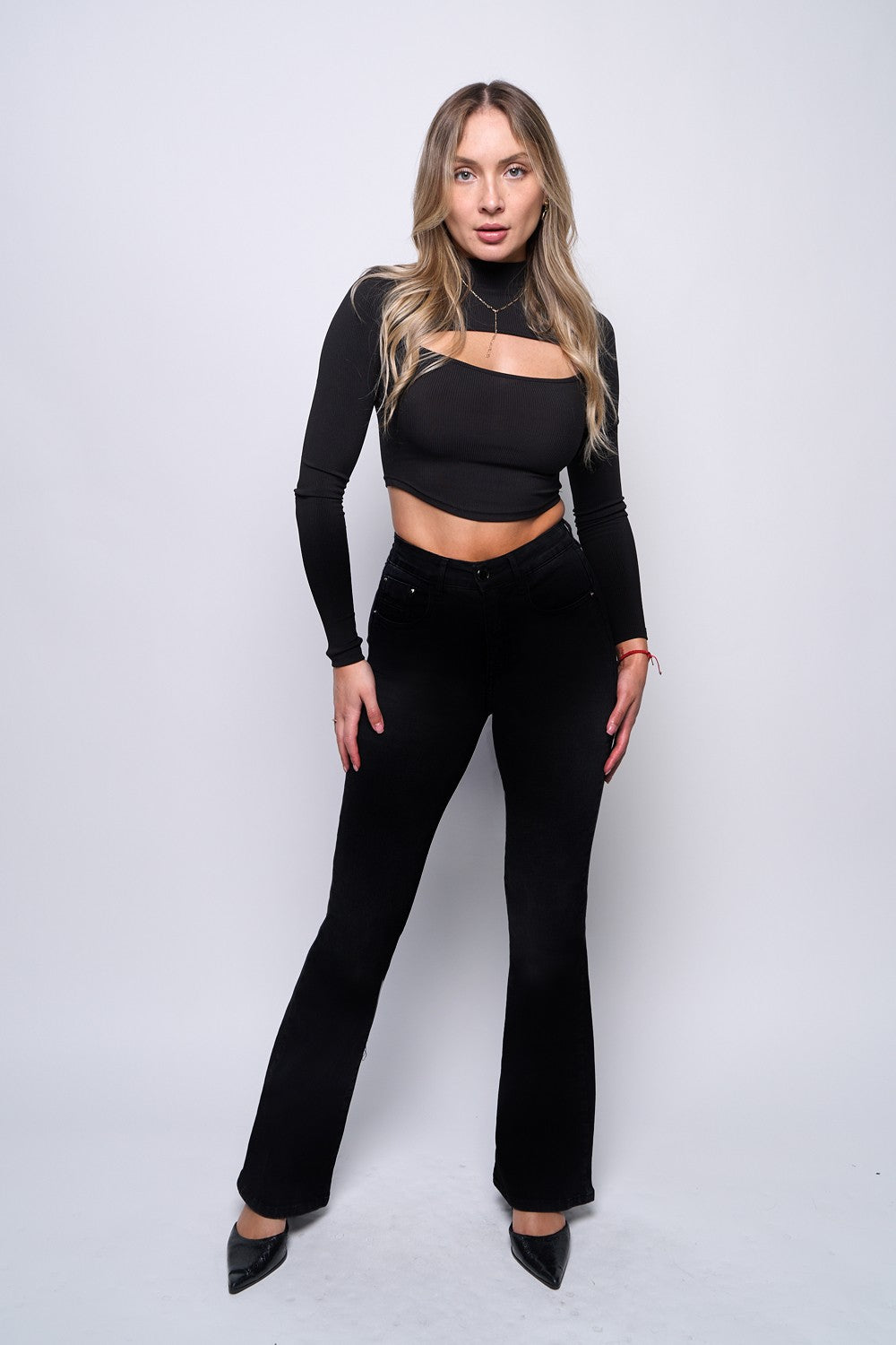JEANS FLARE Madison 4225 efecto faja OTOÑO