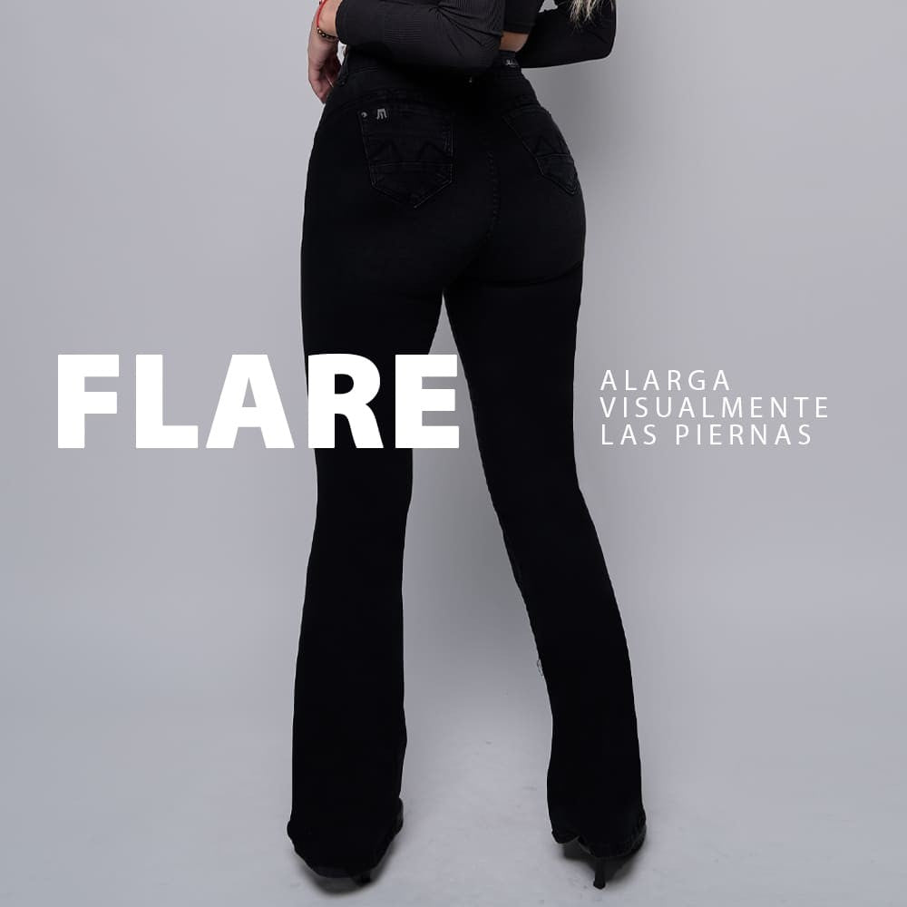 JEANS FLARE Madison 4225 efecto faja OTOÑO