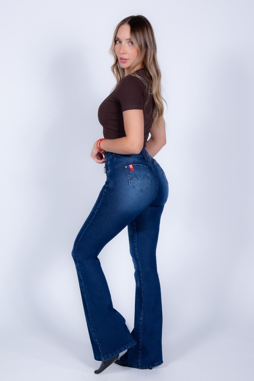 JEANS FLARE 4313 EFECTO FAJA