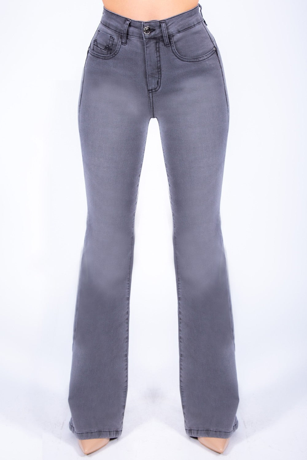 JEANS 4356-01 FLARE EFECTO FAJA
