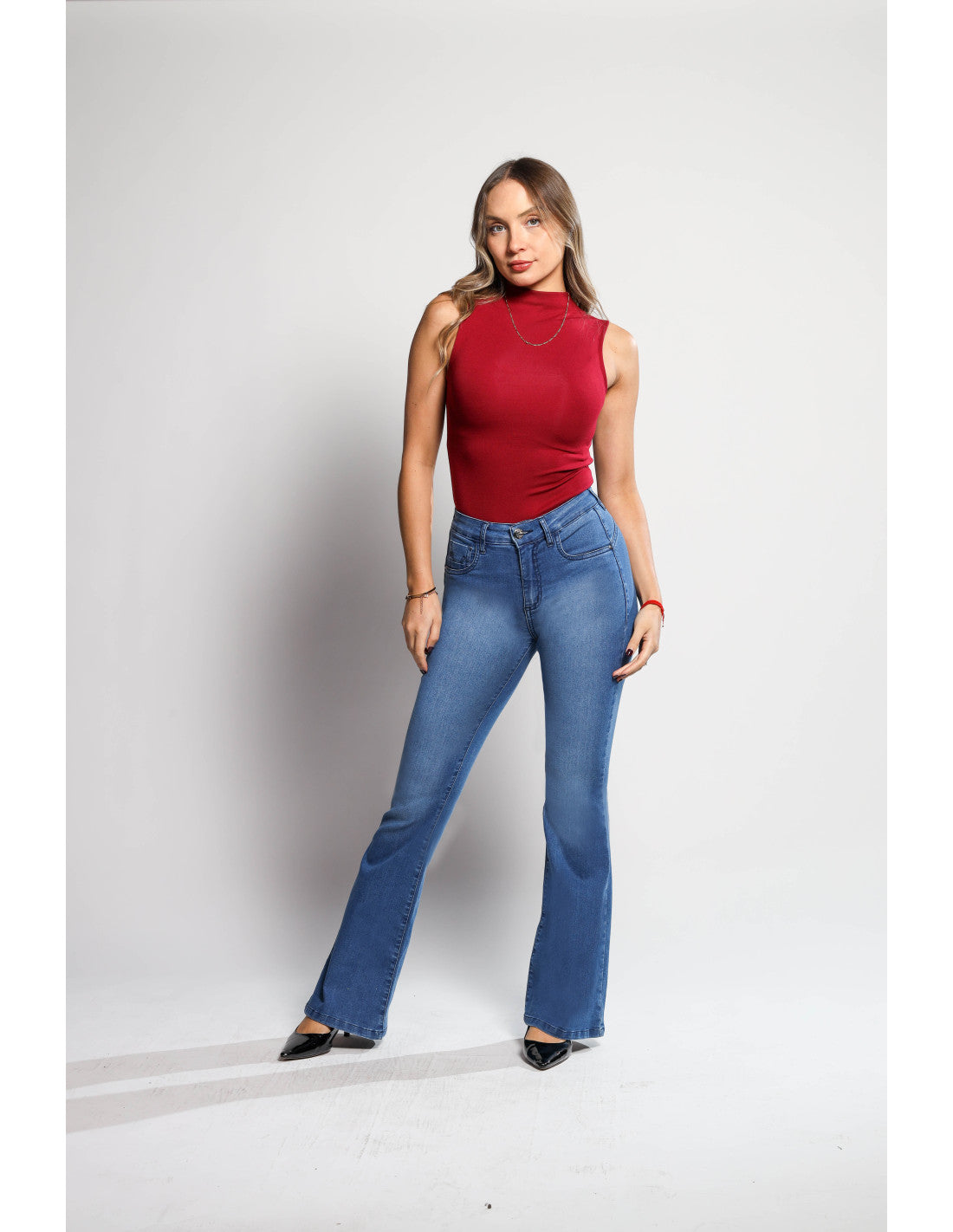 JEANS FLARE 4430 EFECTO FAJA
